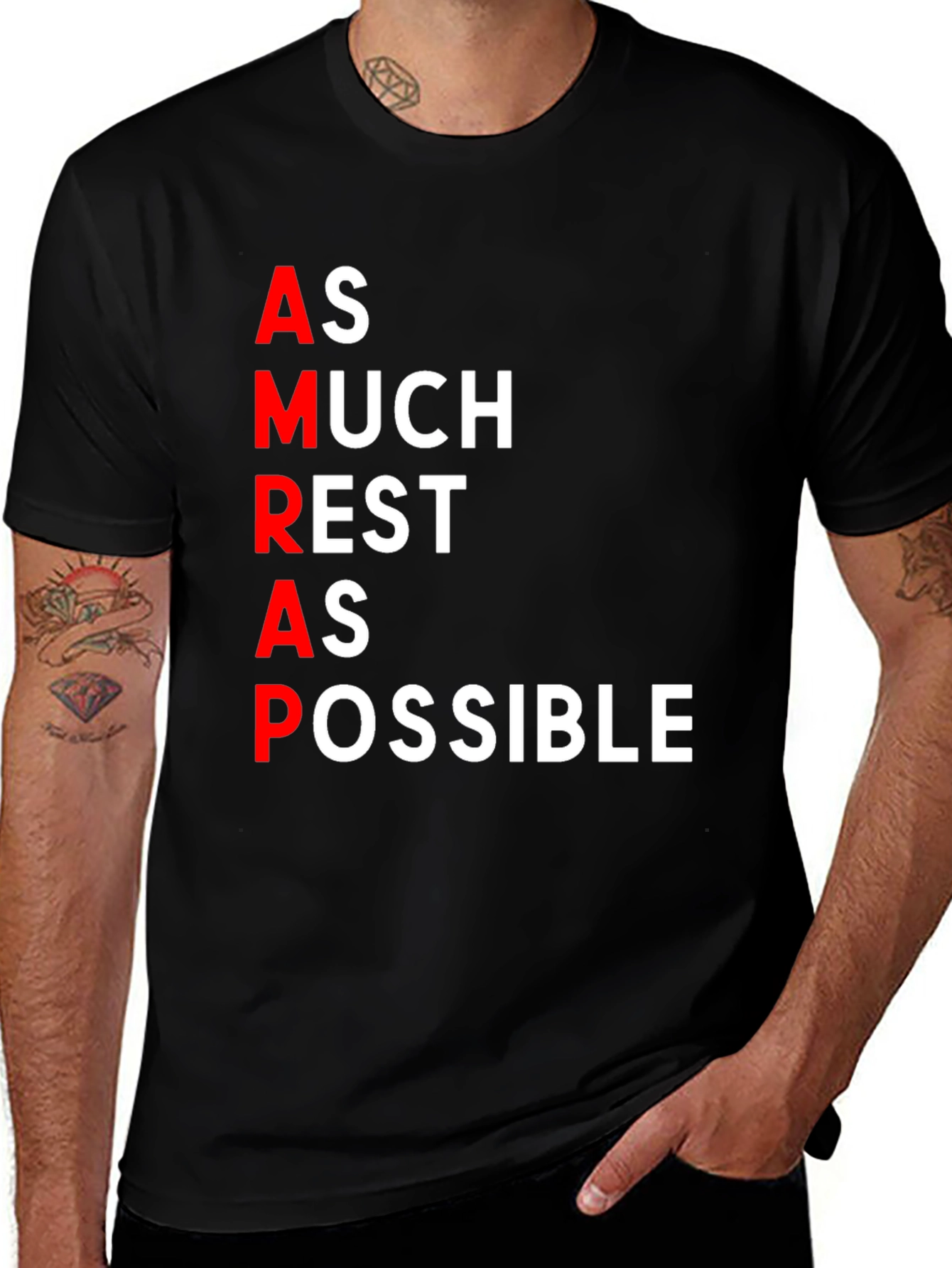 AMRAP T-Shirt - As Much Rest As Possible