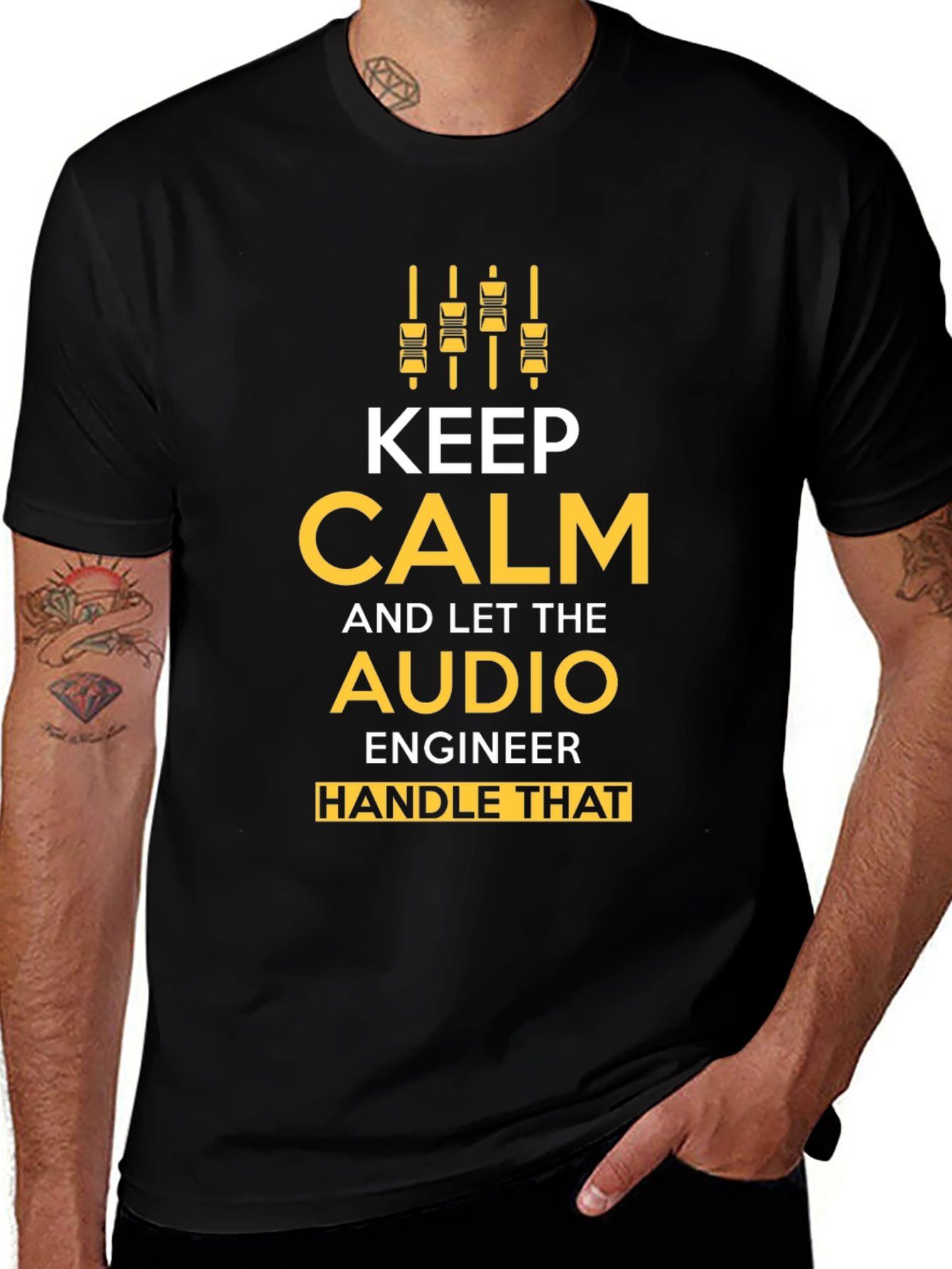 Variant 29 of Keep Calm Audio Engineer T-Shirt