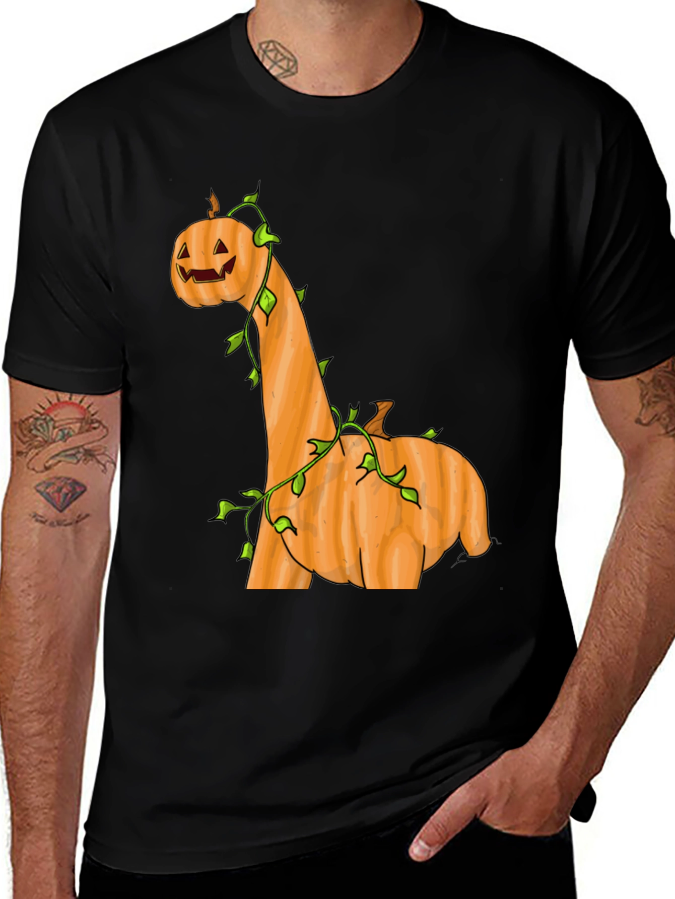 Variant 23 of Pumpkin Dinosaur Halloween Tee