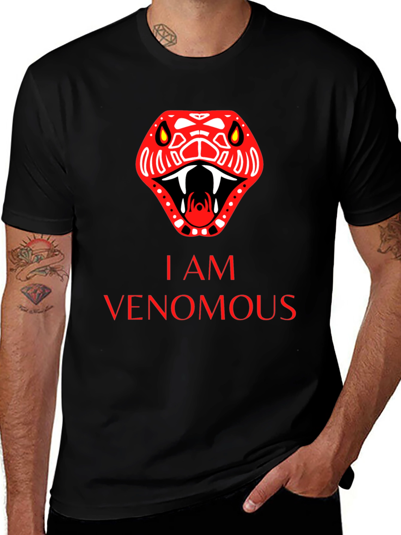 Variant 29 of Venomous Snake Graphic T-Shirt
