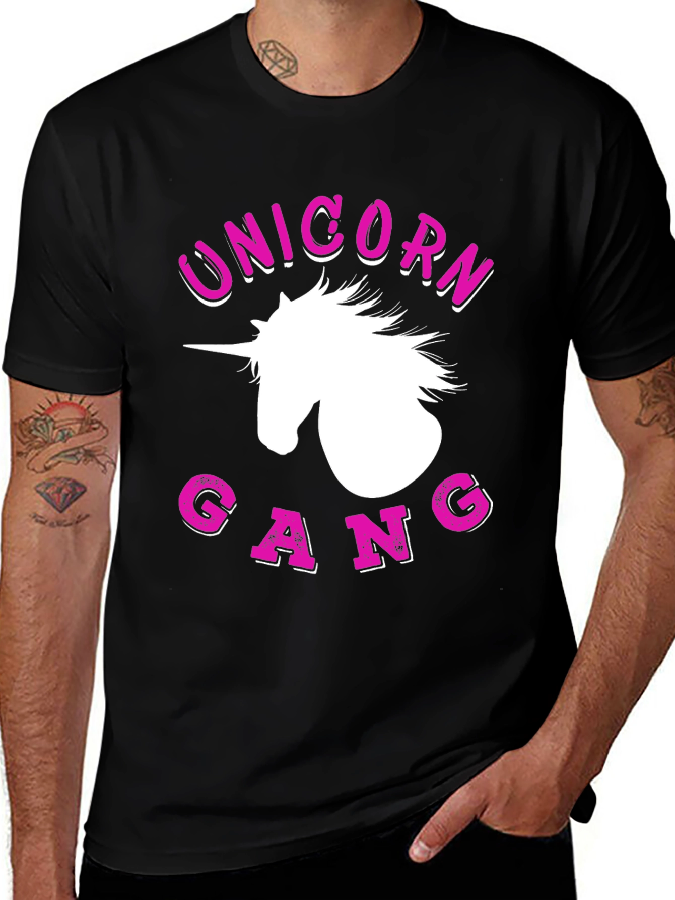 Variant 5 of Unicorn Gang Graphic T-Shirt