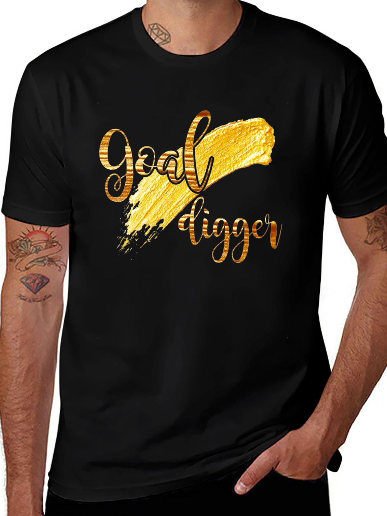 Variant 23 of Goal Digger Graphic Tee - Black