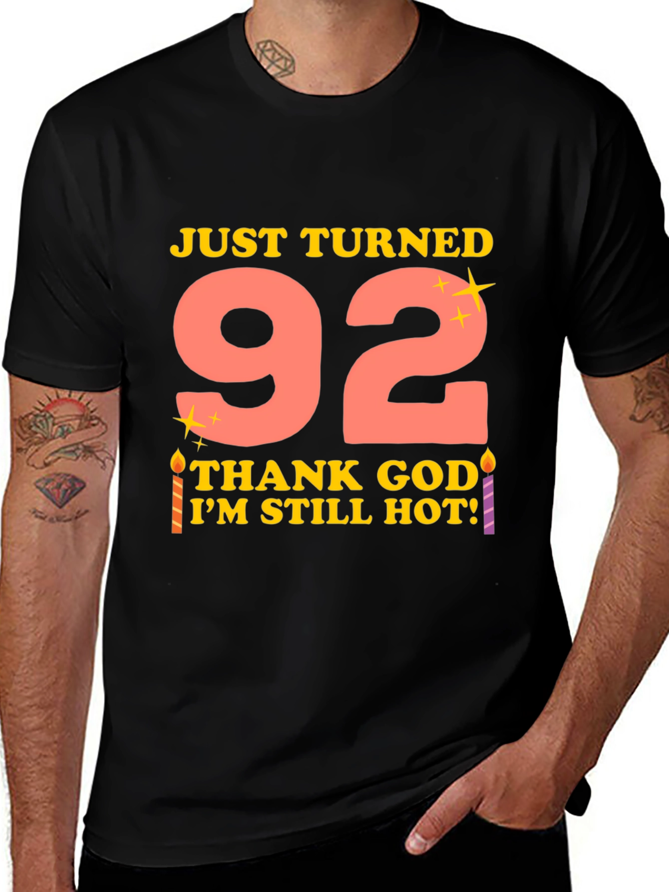 Variant 9 of Just Turned 92 Birthday T-Shirt