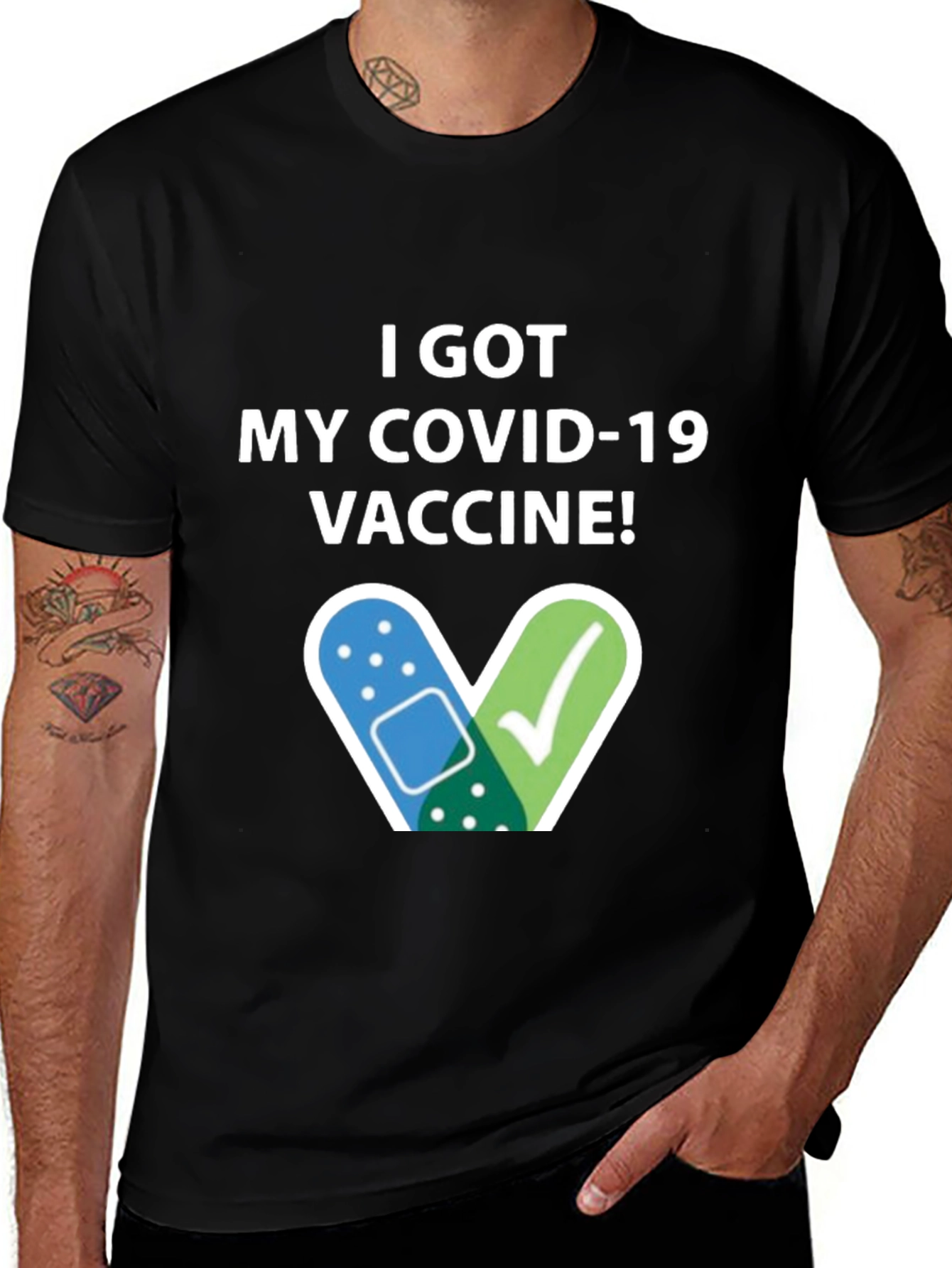 Variant 7 of I Got My COVID-19 Vaccine! T-Shirt