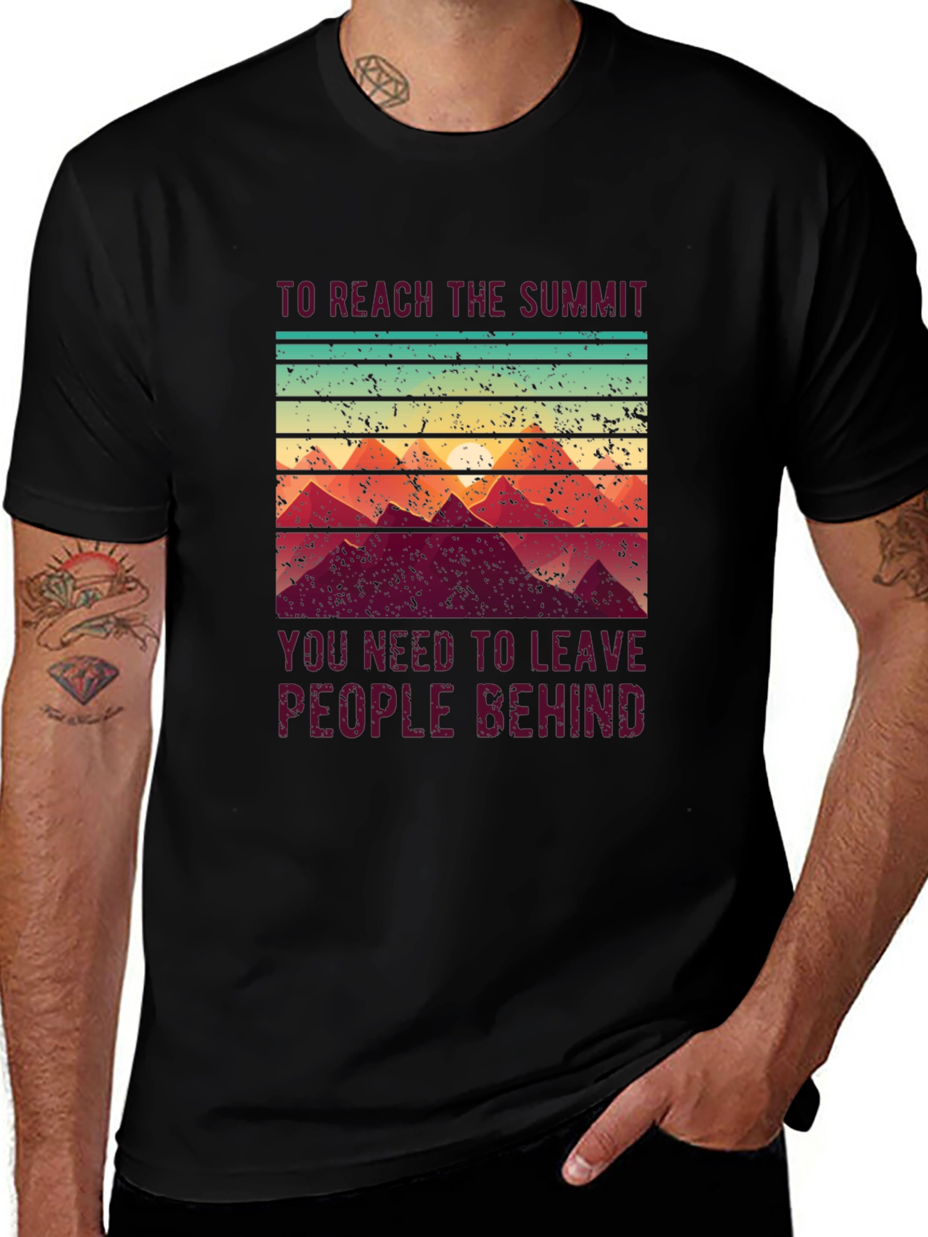 Variant 7 of To Reach the Summit T-Shirt