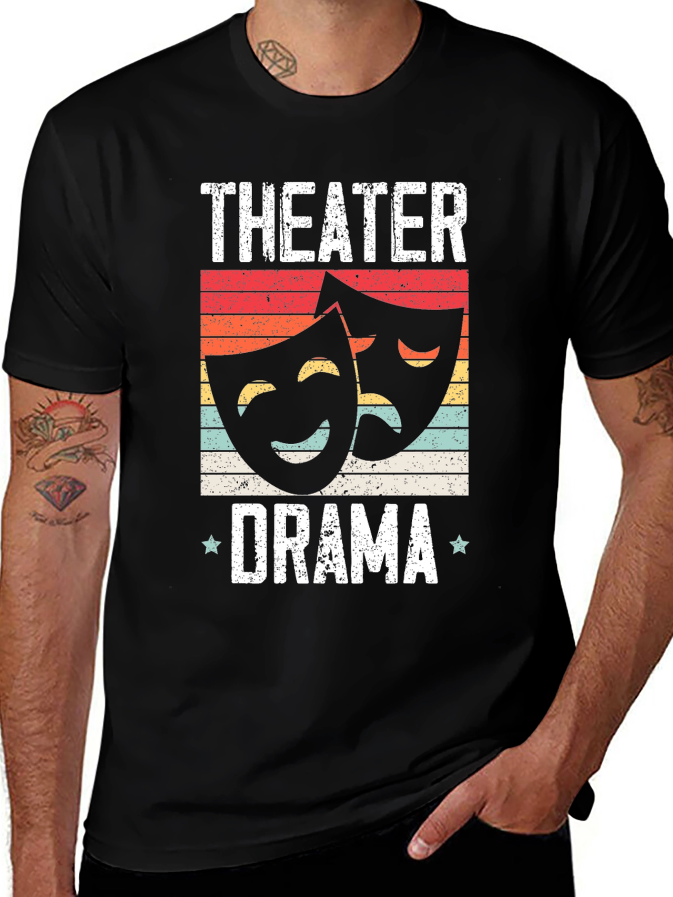 Theater Drama T-Shirt - Vintage Style