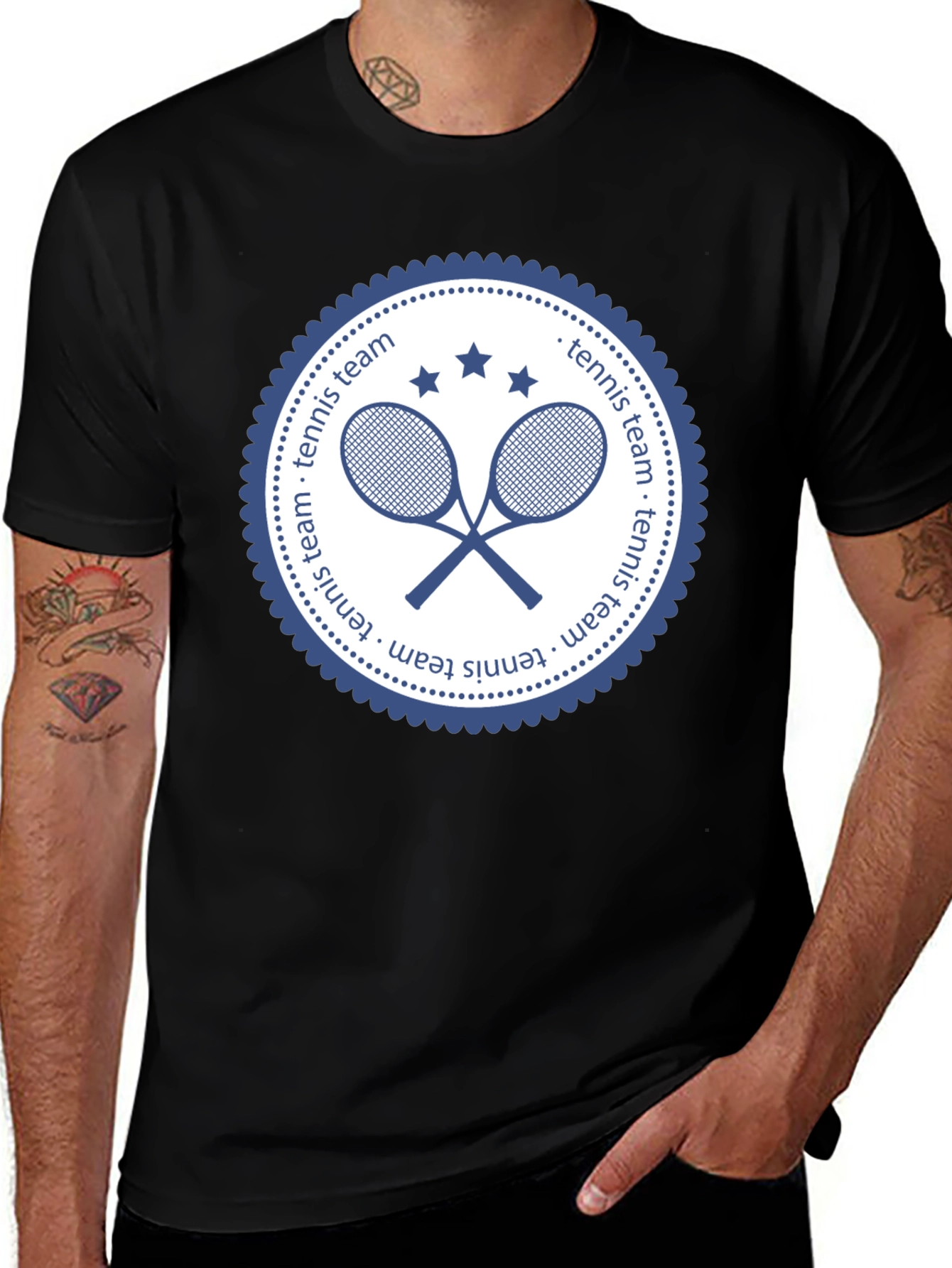 Variant 11 of Tennis Team T-Shirt -  Stylish & Comfortable Tee