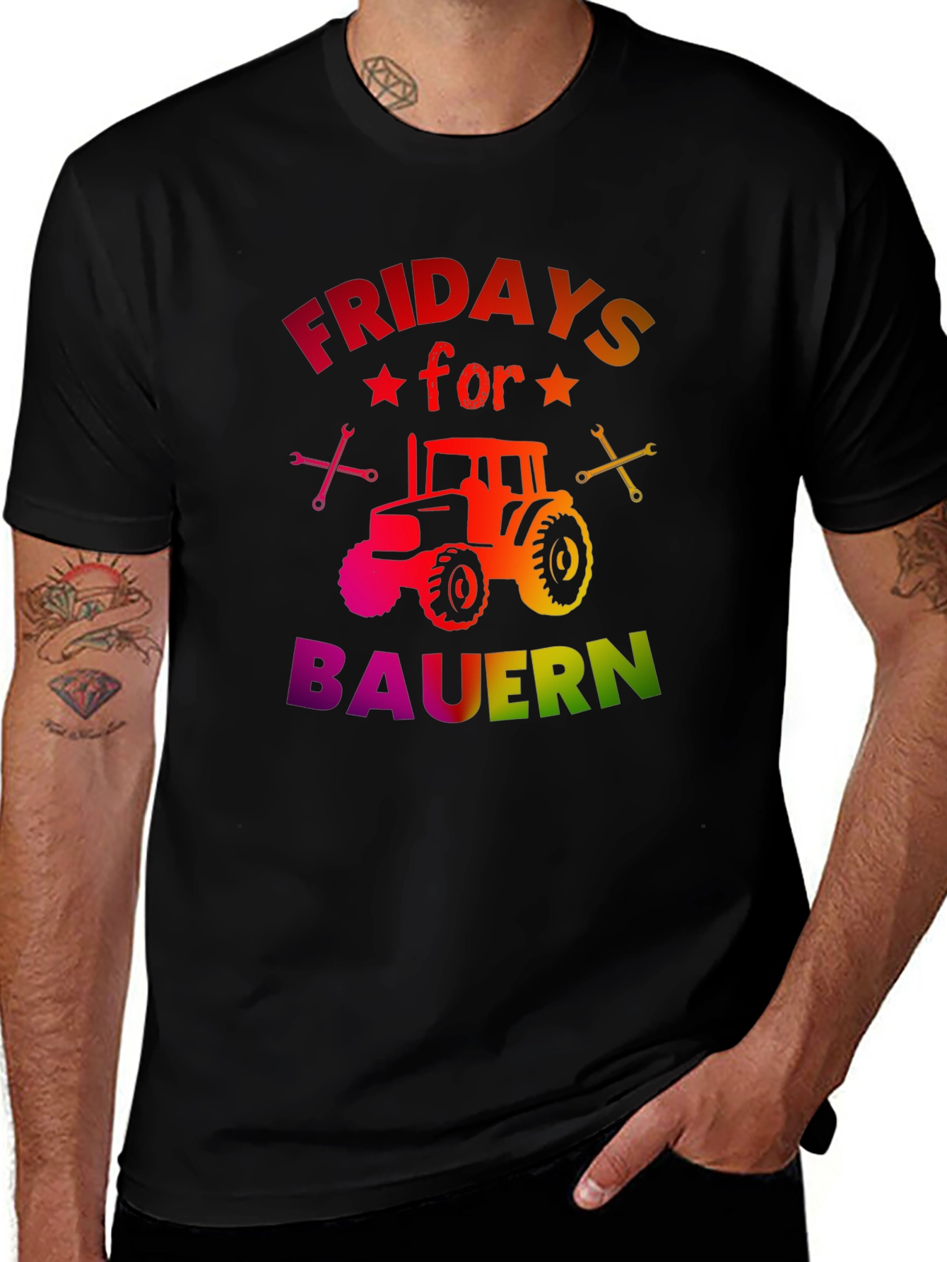 Fridays for Bauern Tractor Graphic Tee