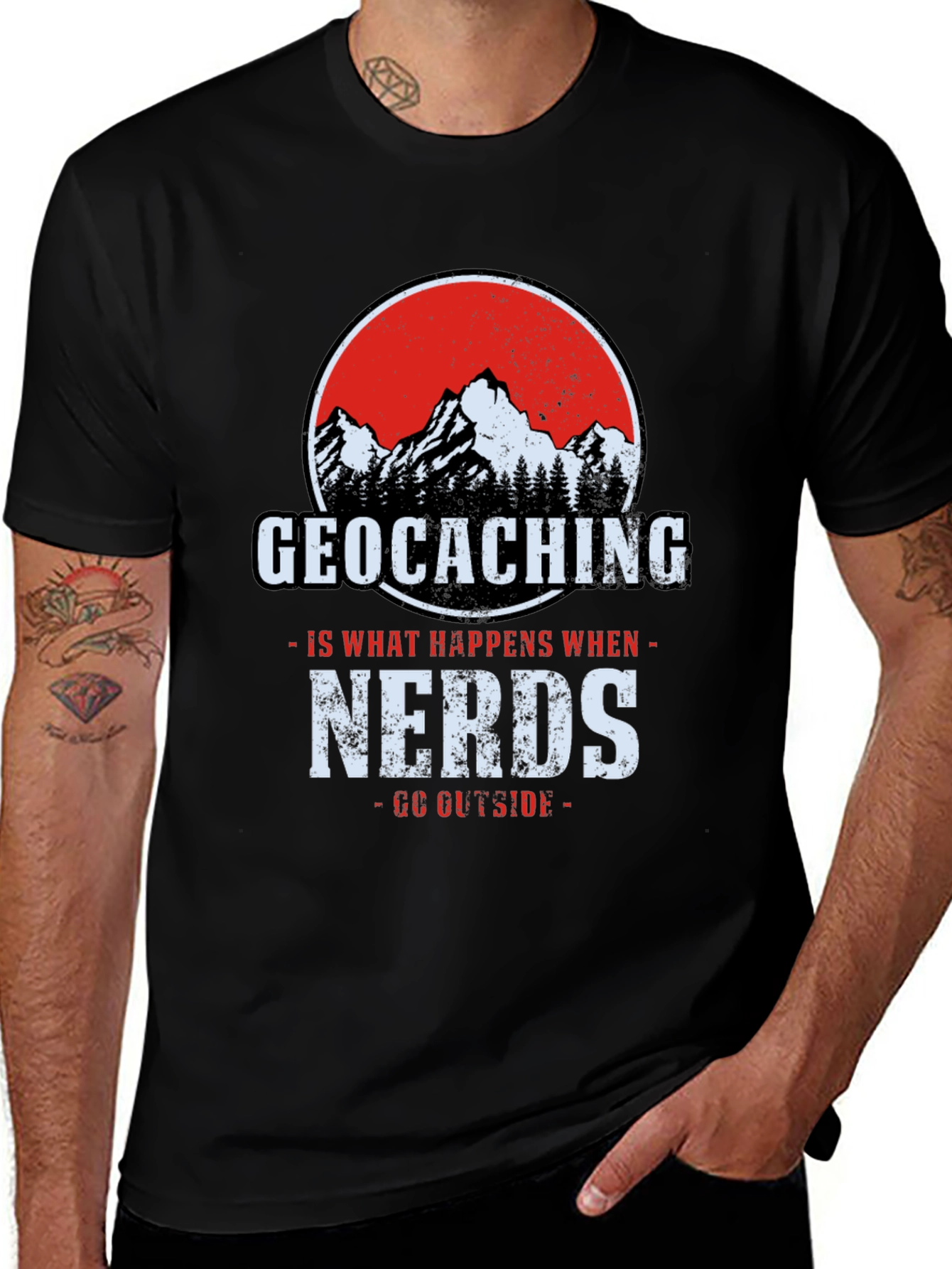 Variant 18 of Geocaching Nerds T-Shirt - Outdoor Adventure Tee