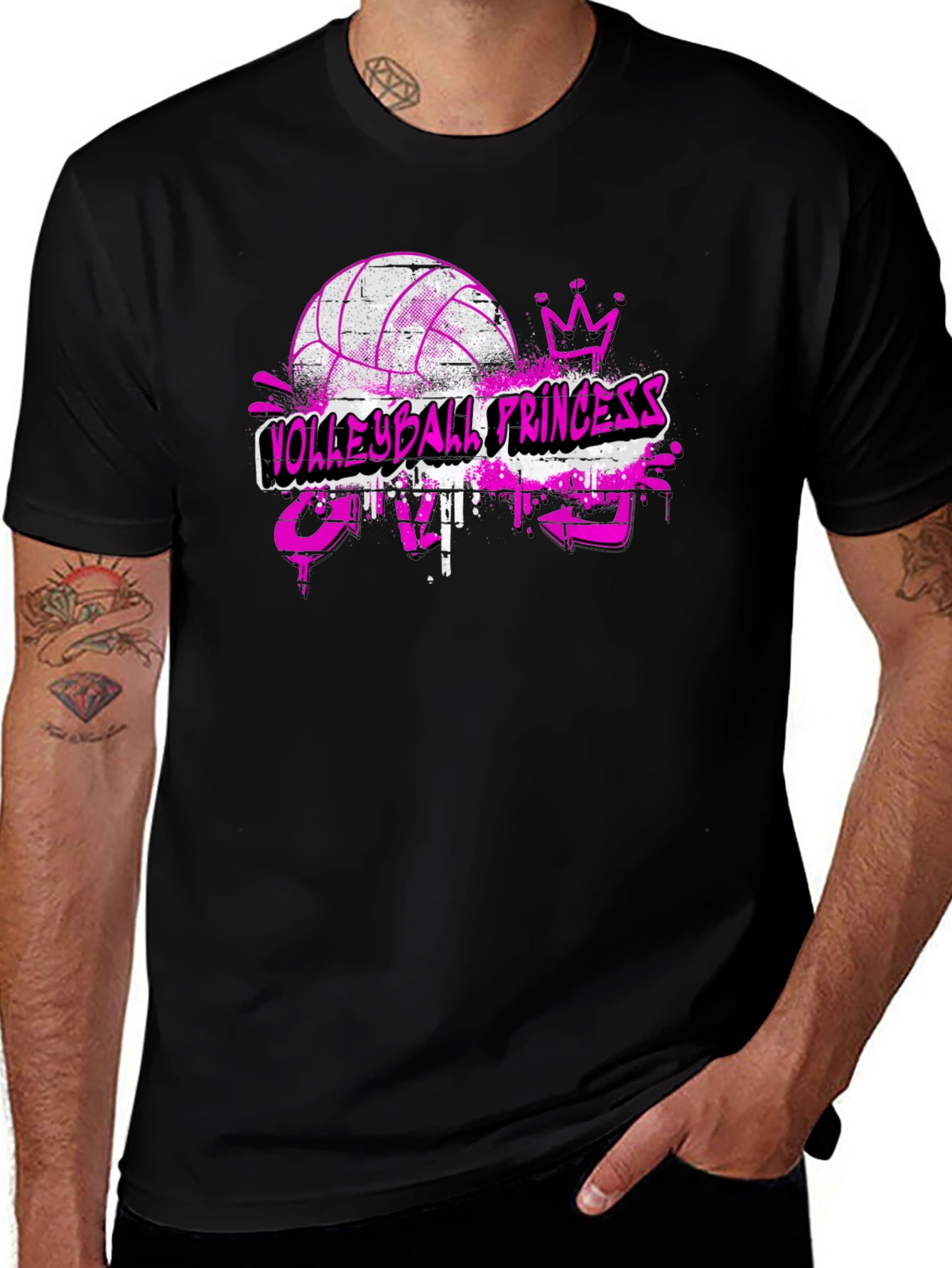 Variant 19 of Volleyball Princess Crazy T-Shirt