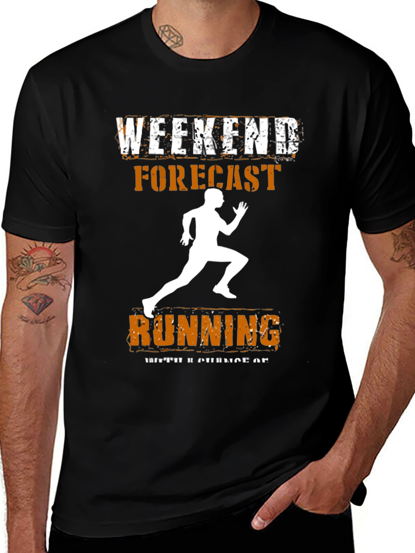 Variant 10 of Weekend Forecast Running T-Shirt