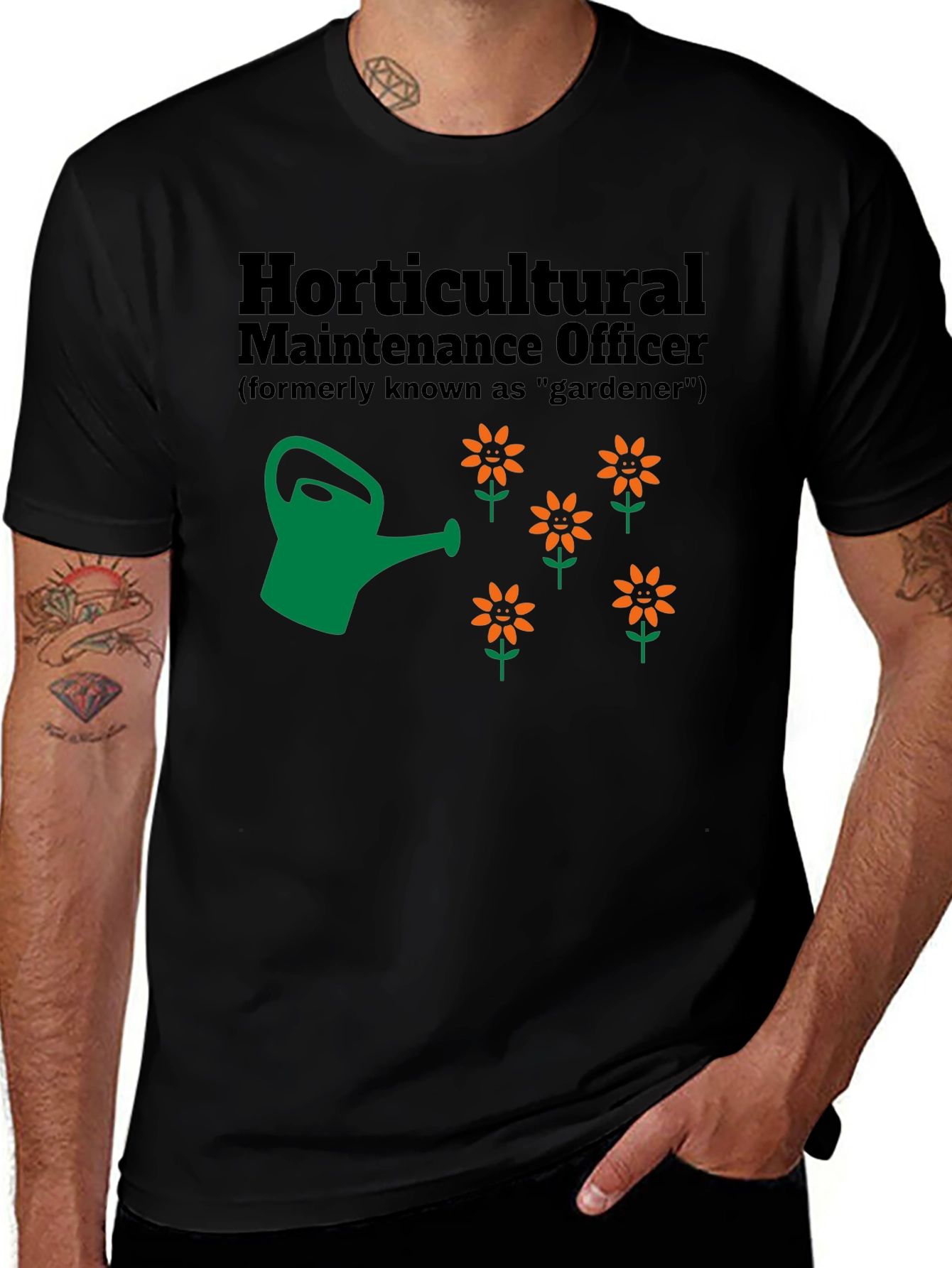 Variant 12 of Gardener T-Shirt - Horticultural Maintenance Officer