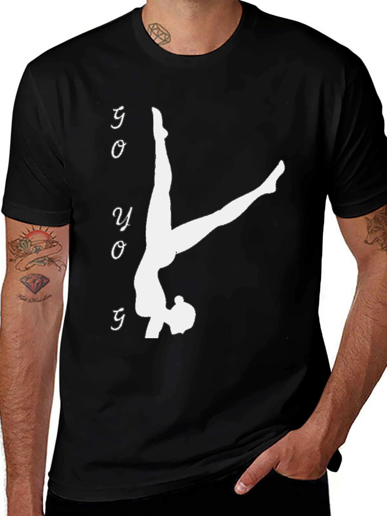 Variant 15 of Yoga Pose Graphic T-Shirt