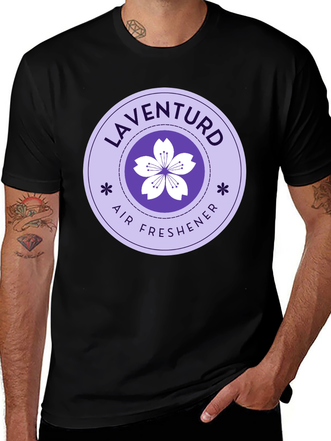 Variant 28 of Laventurd Air Freshener Funny Graphic T-Shirt