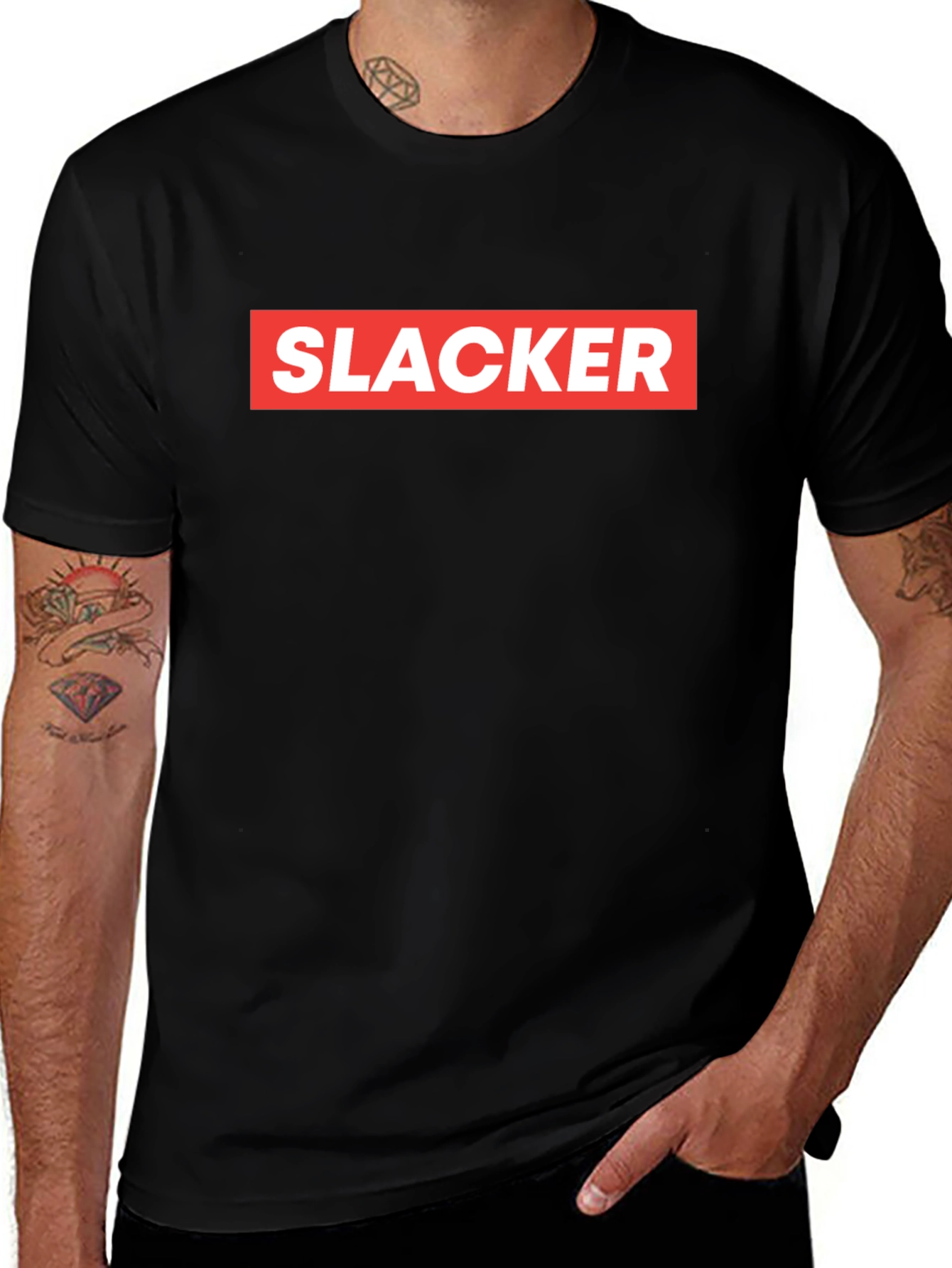 Variant 4 of Slacker Graphic Tee - Comfort & Style