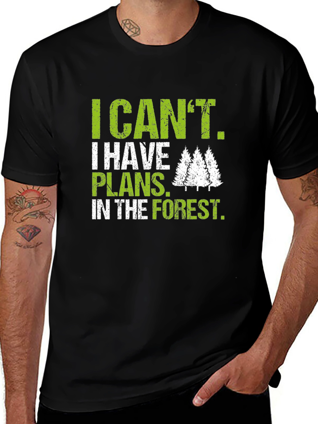 Variant 23 of I Can't, Plans in Forest T-Shirt