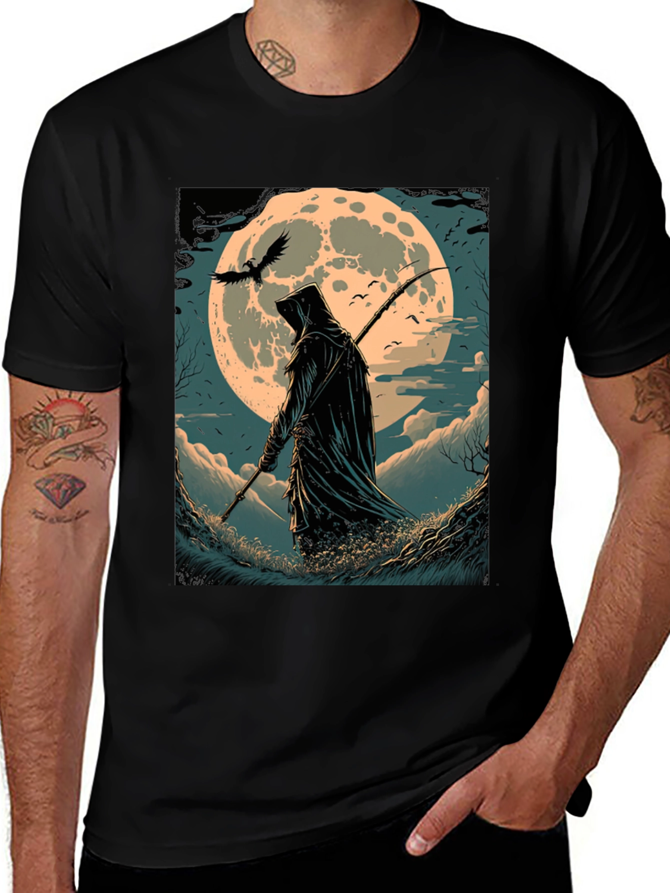 Grim Reaper Graphic T-Shirt