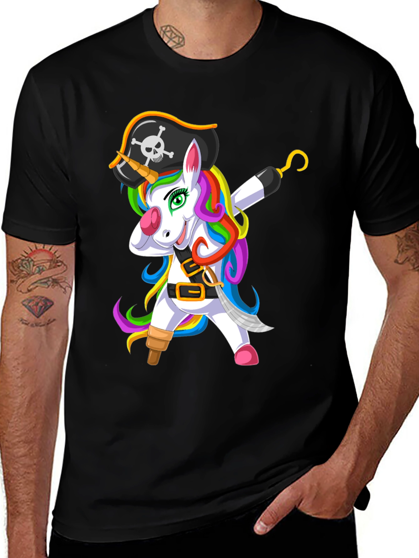 Variant 11 of Pirate Unicorn Men's T-Shirt