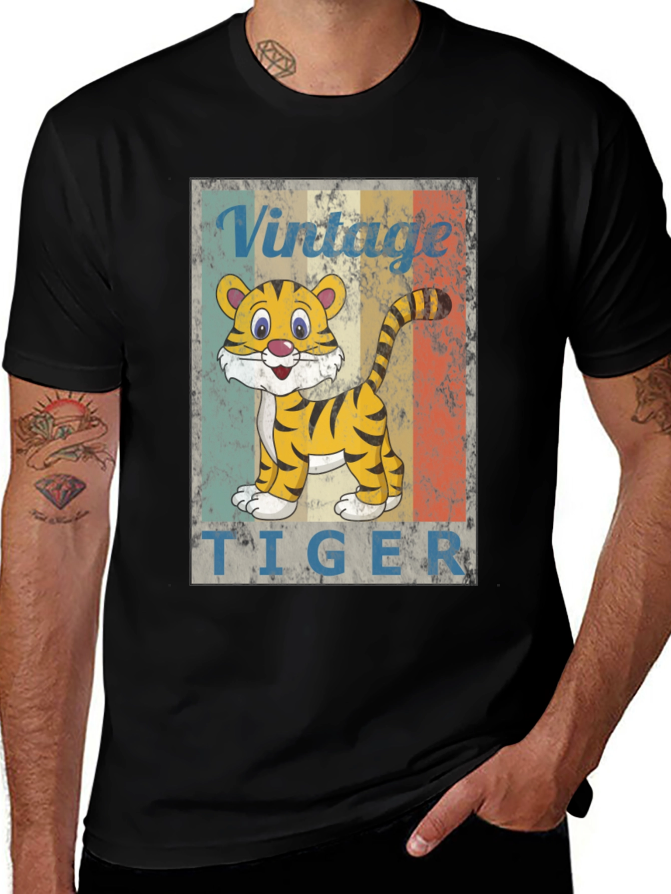 Variant 12 of Vintage Tiger Graphic T-Shirt
