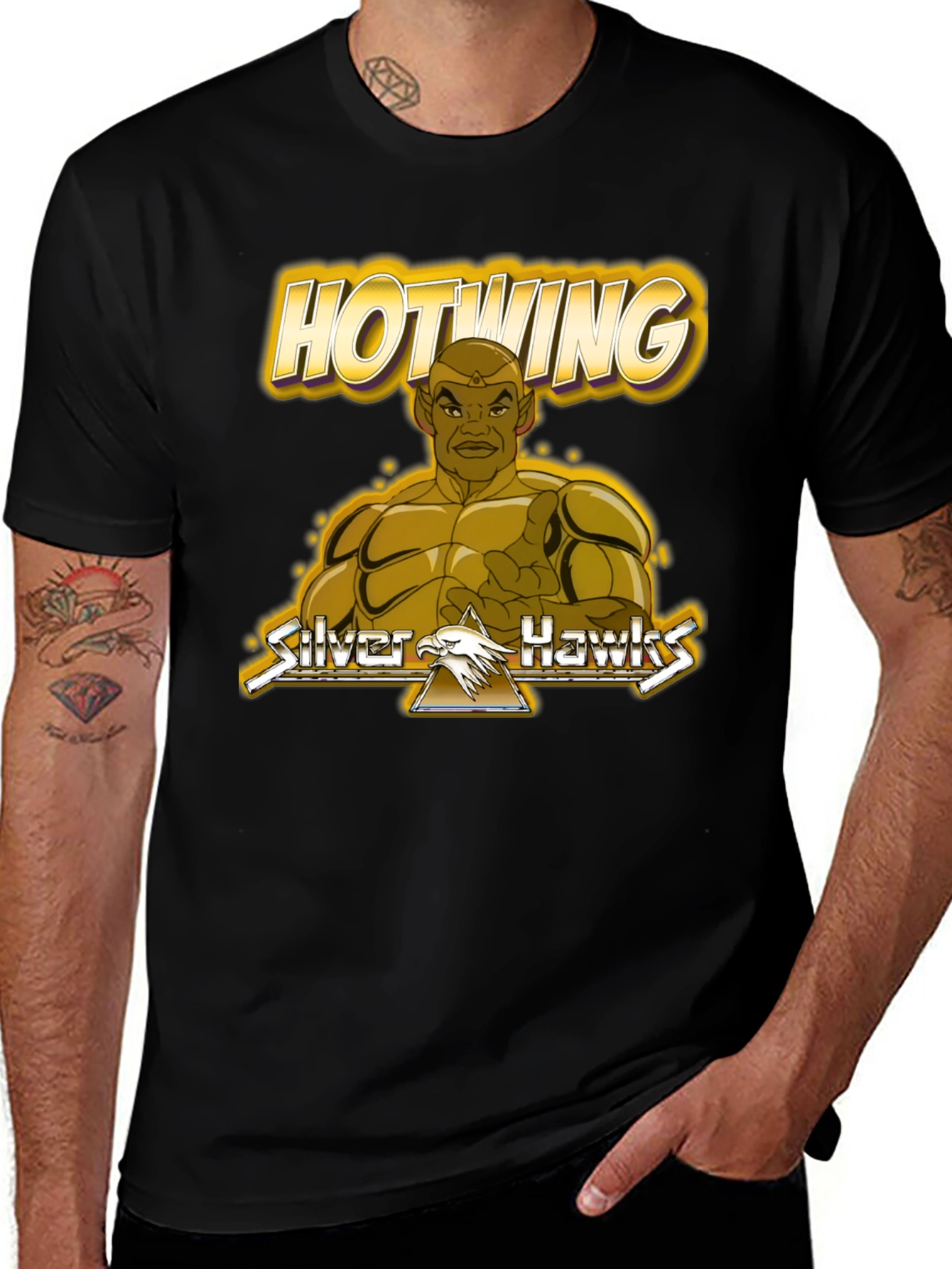 Hotwing Silver Hawks Graphic T-Shirt