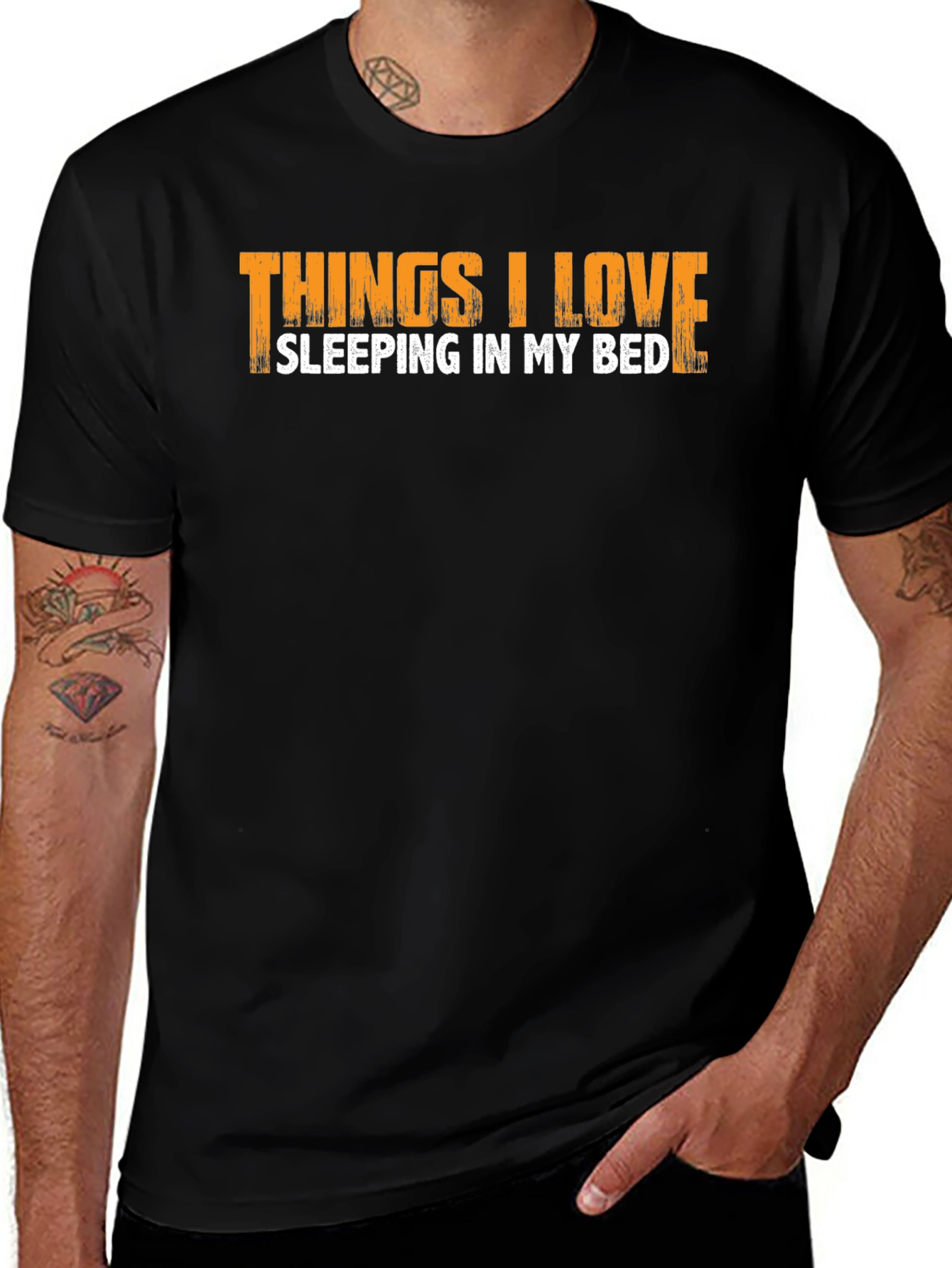 Variant 28 of Things I Love Sleeping In My Bed T-Shirt