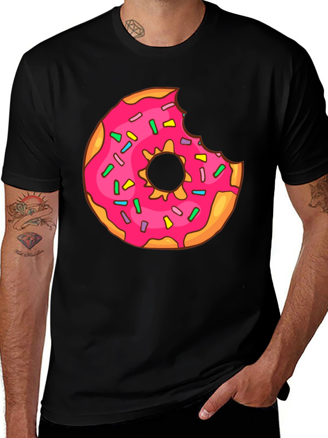 Variant 22 of Donut T-Shirt - Sweet Tooth Fashion