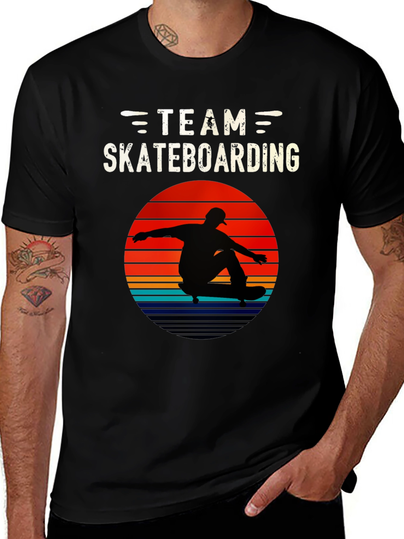 Variant 11 of Team Skateboarding Retro Graphic Tee