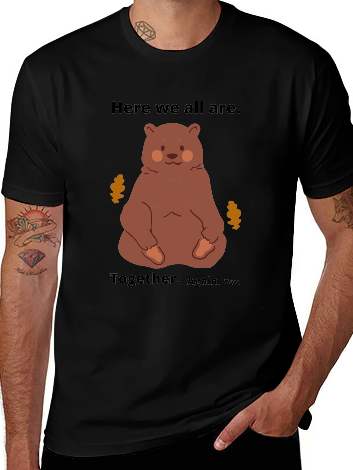 Variant 27 of Bear Together Again Graphic Tee