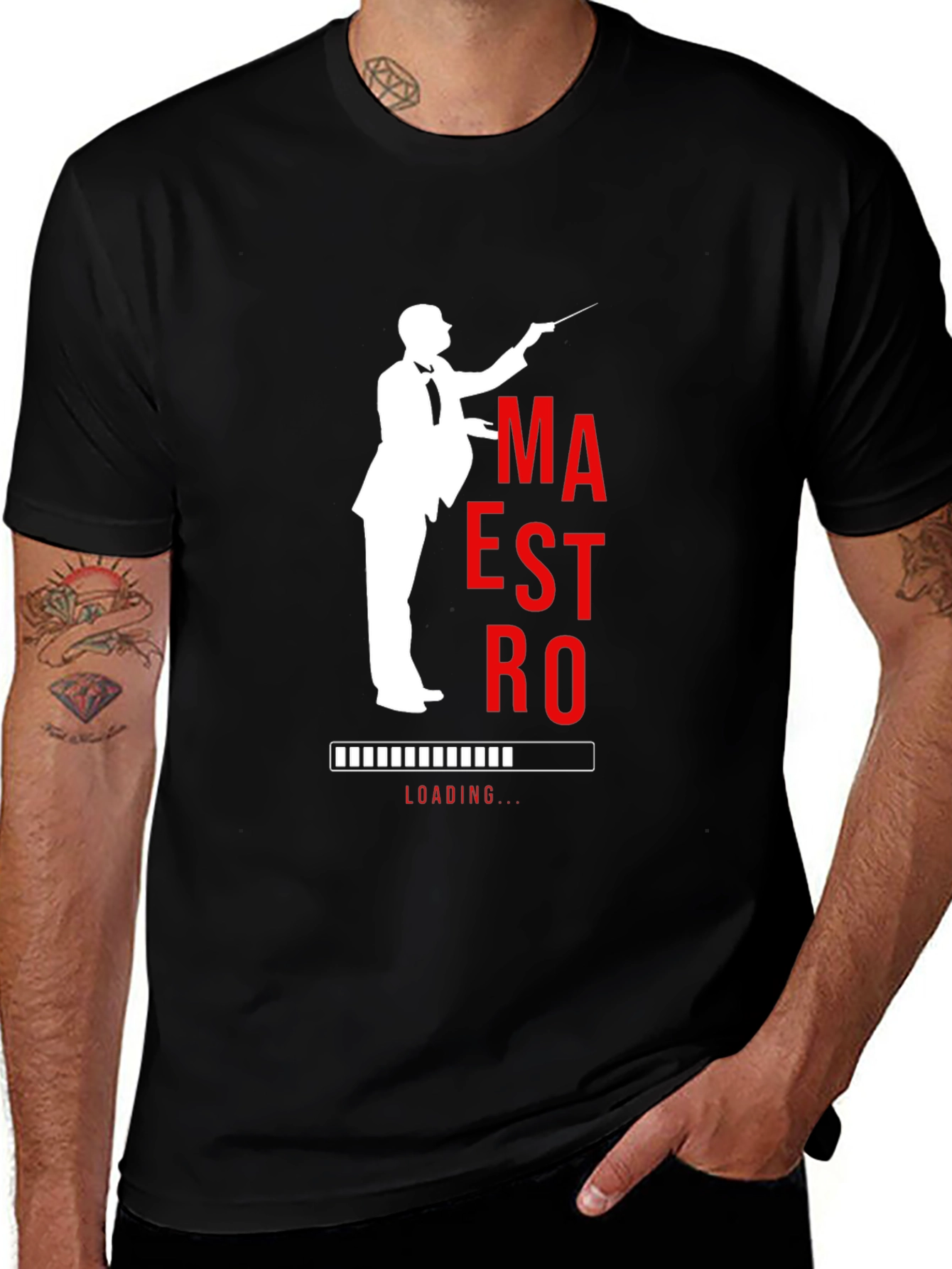 Maestro Loading Black T-Shirt