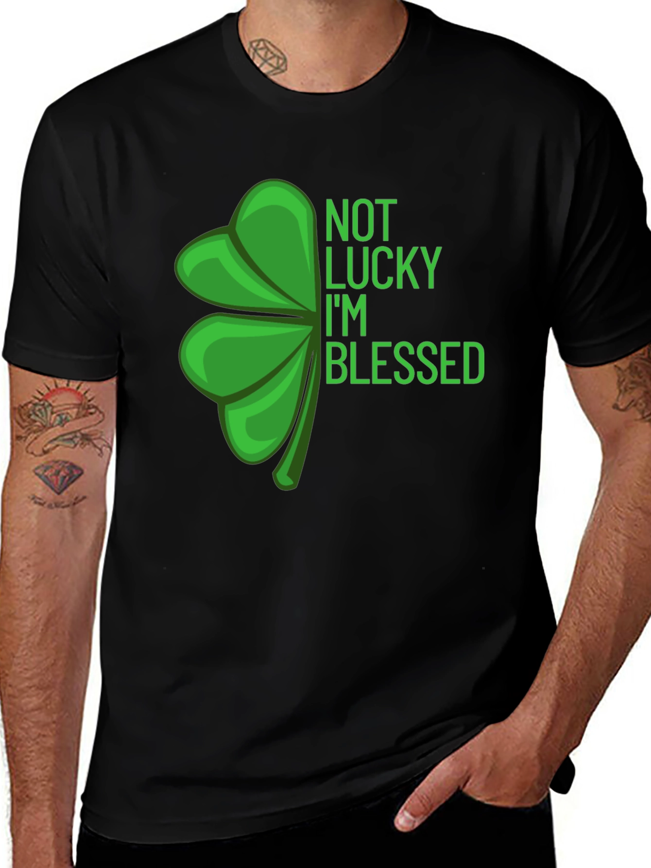 Variant 12 of Blessed Clover St. Patrick's Day Graphic Tee