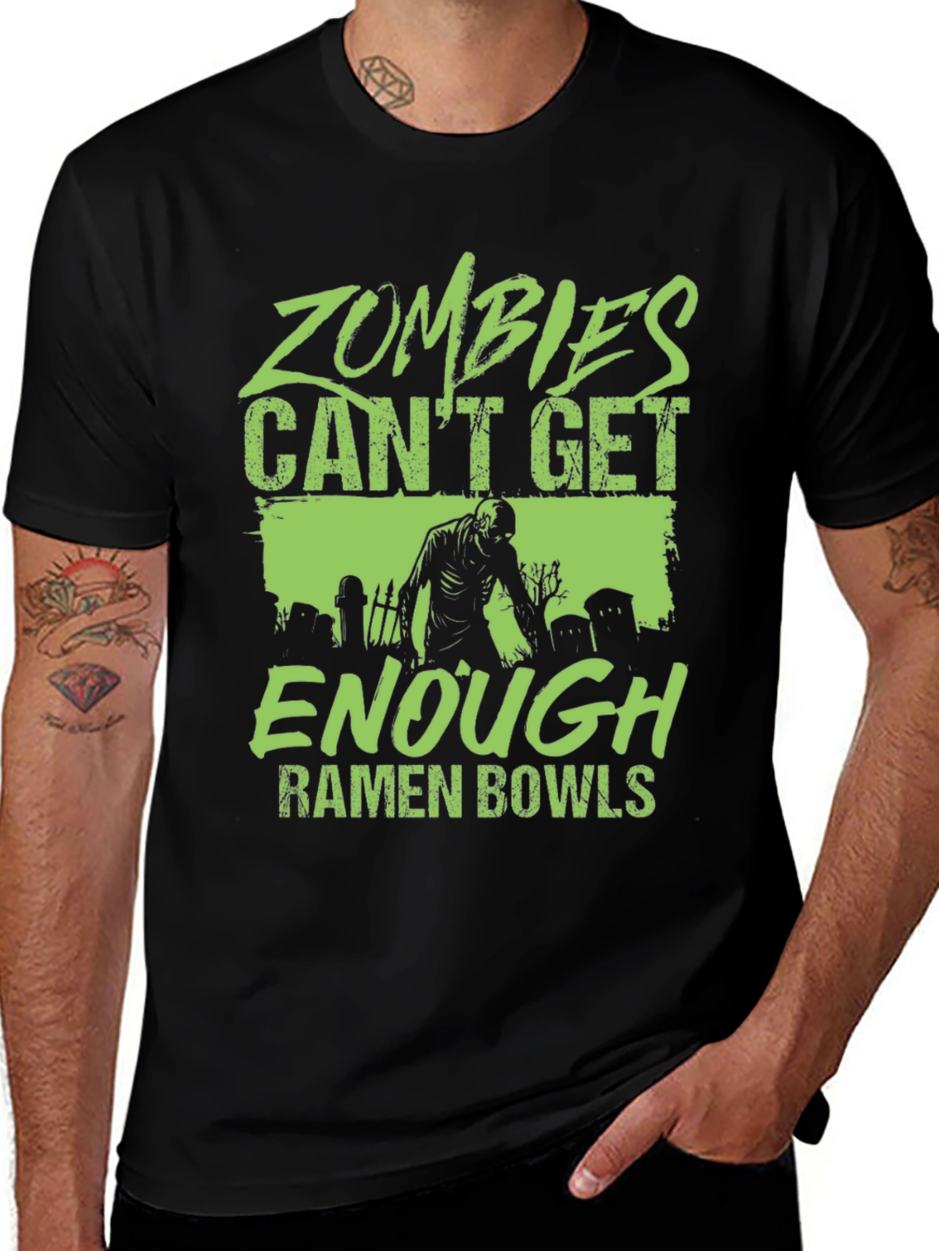 Variant 9 of Zombie Ramen Lover T-Shirt