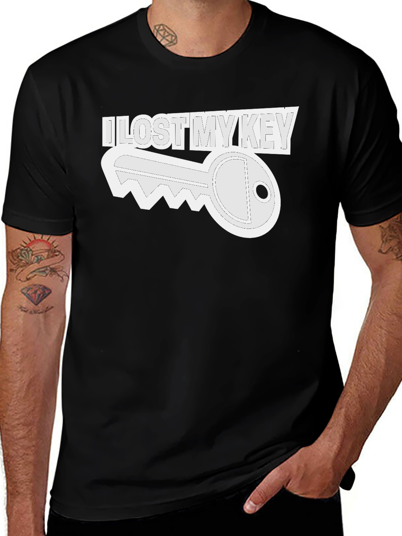 Variant 9 of I Lost My Key Graphic T-Shirt