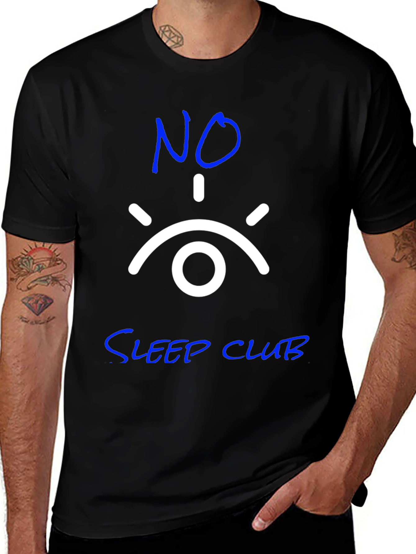 No Sleep Club Graphic Tee - Stylish & Comfortable