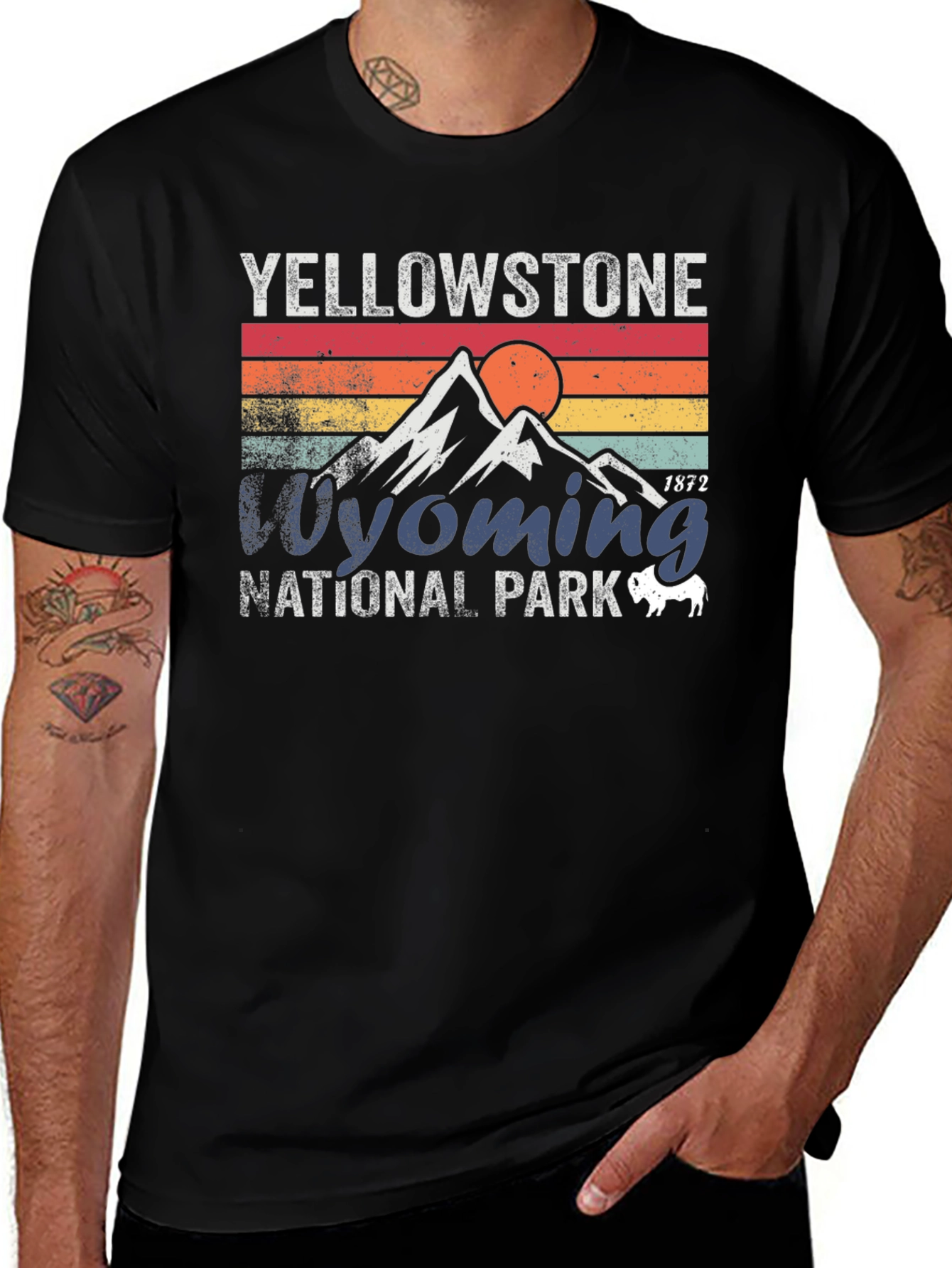 Yellowstone National Park Retro T-Shirt