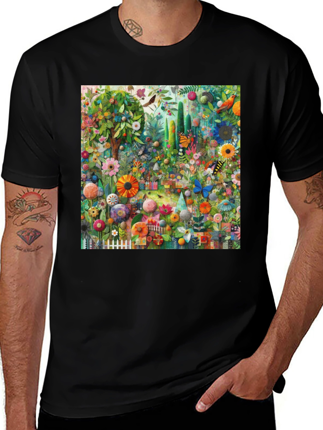 Variant 25 of Floral Garden Art T-Shirt