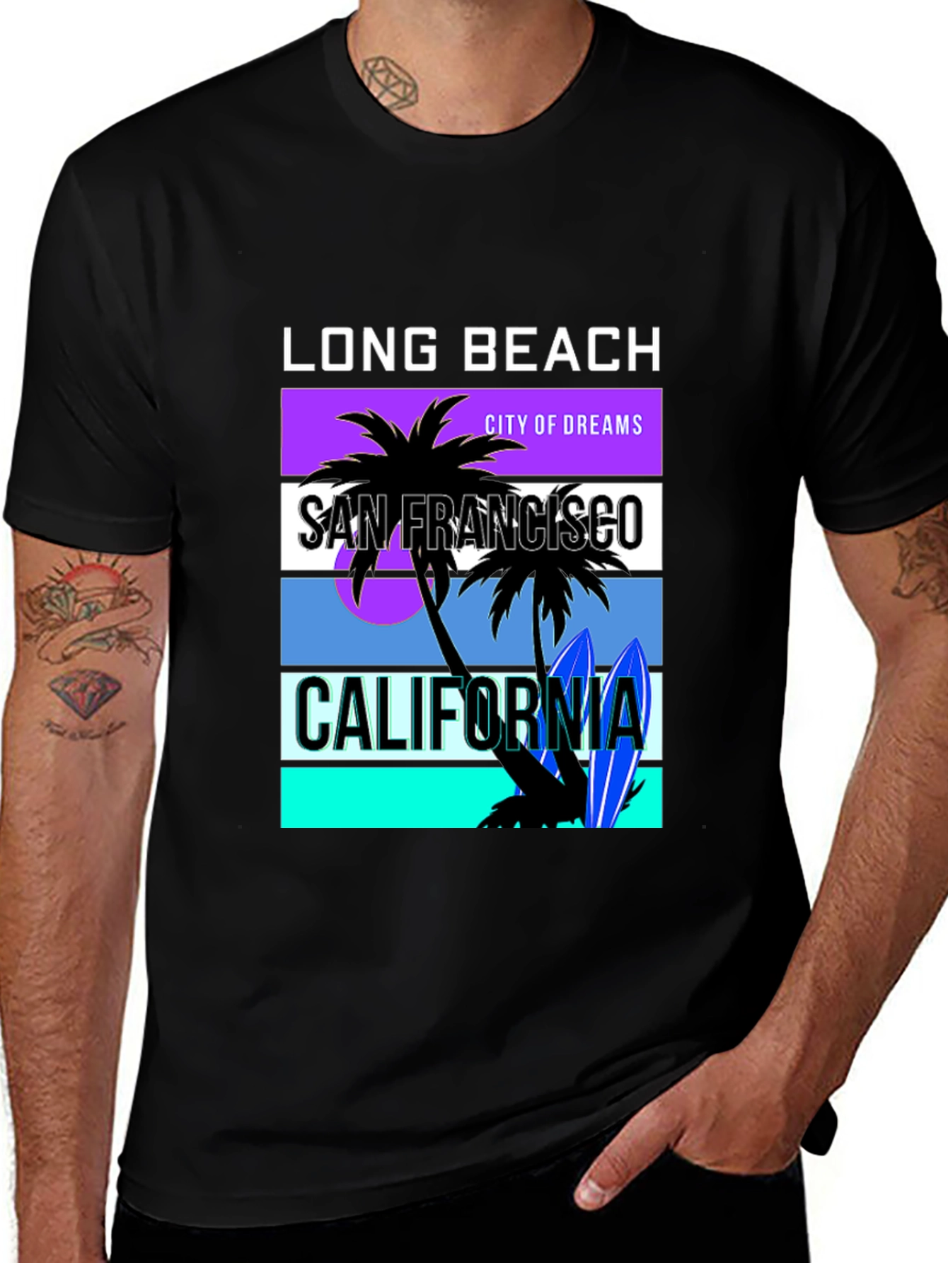 Variant 17 of California Beach T-Shirt