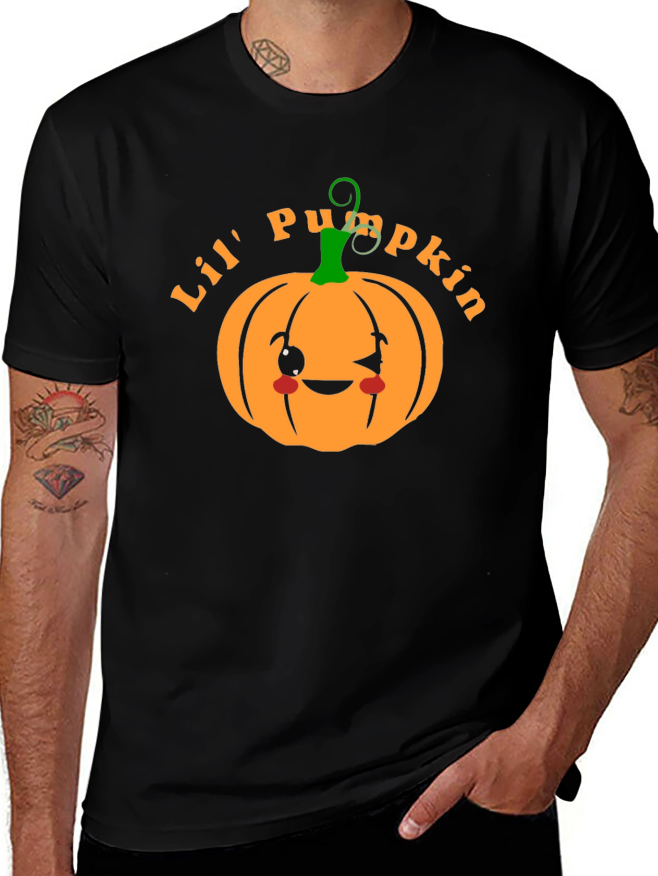 Lil' Pumpkin T-Shirt - Cute Halloween Tee