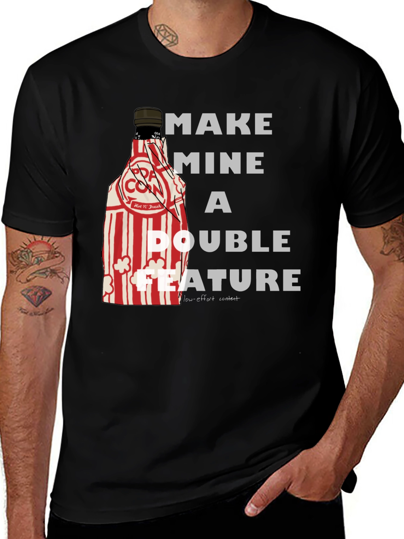 Variant 2 of Make Mine a Double Feature T-Shirt