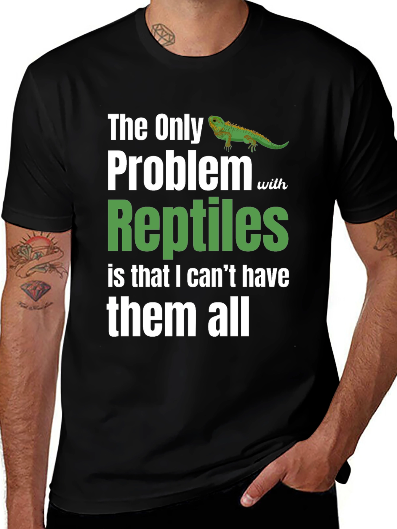 Variant 6 of Reptile Lover T-Shirt - Funny Reptiles Graphic Tee