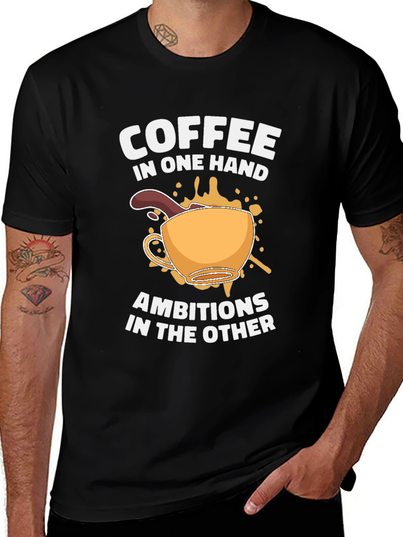 Variant 5 of Coffee & Ambition Graphic Tee