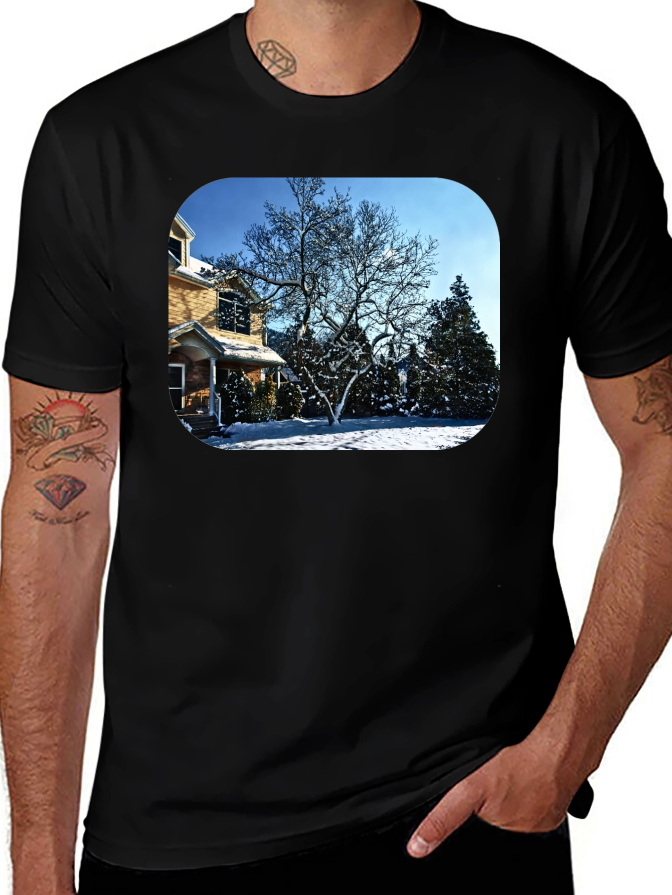 Variant 19 of Winter House T-Shirt