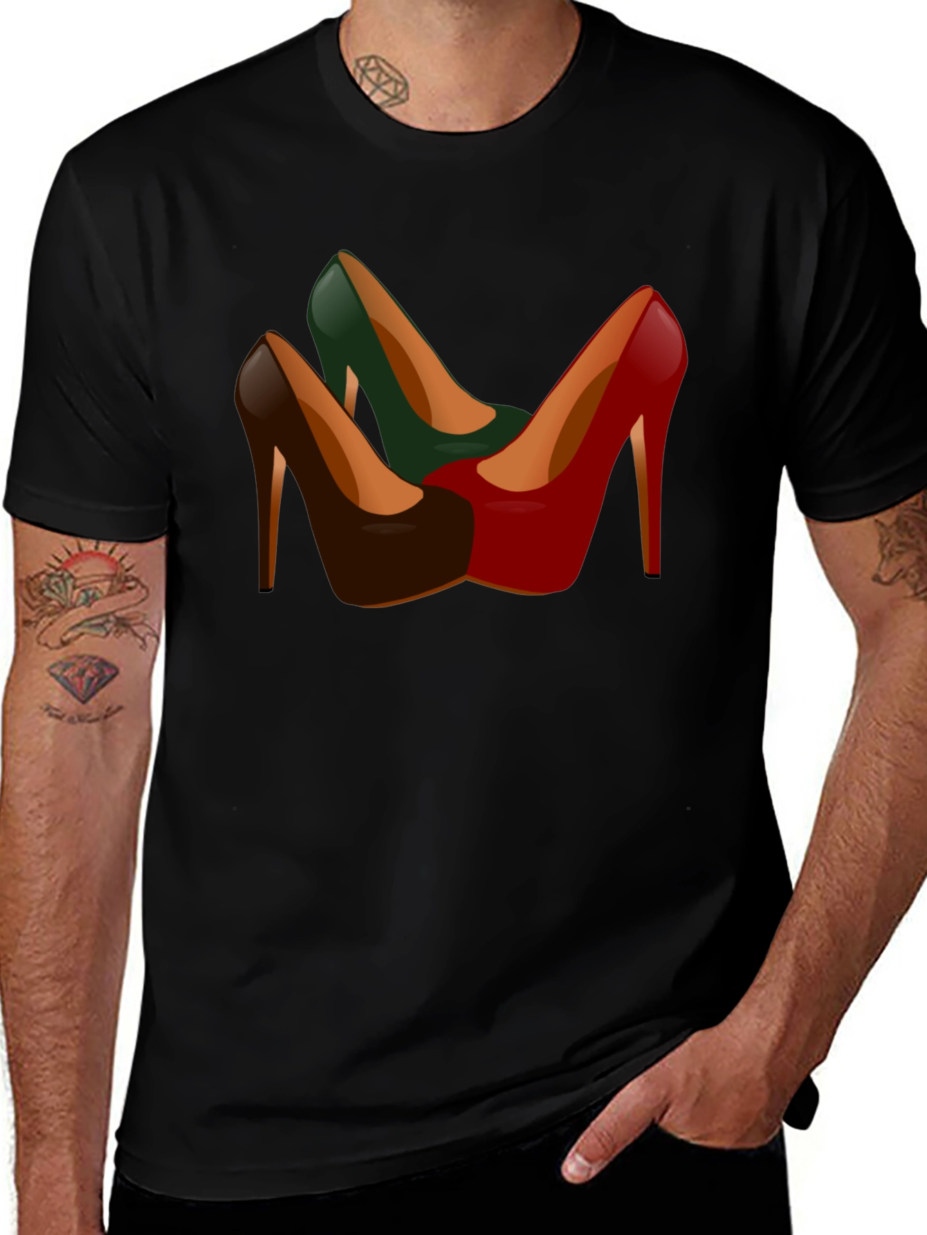 Stylish High Heel Shoes Graphic Tee