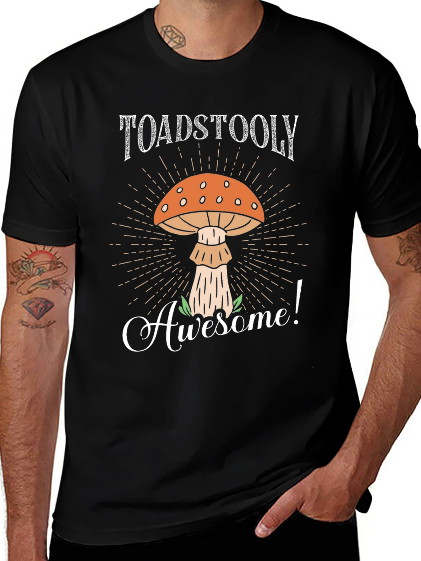Toadstool Awesome Graphic T-Shirt