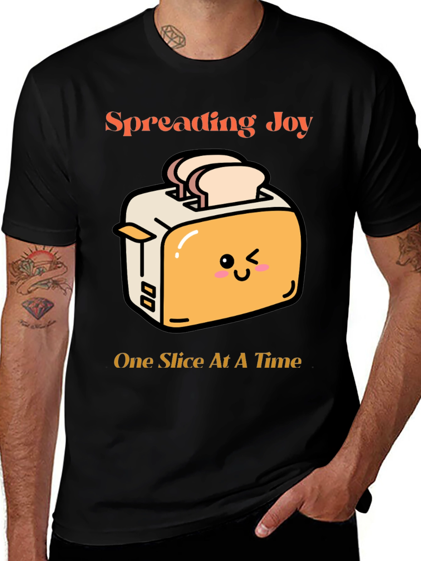 Variant 28 of Spreading Joy Toaster T-Shirt