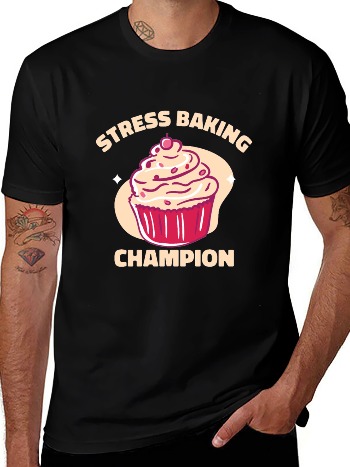 Stress Baking Champion Graphic Tee