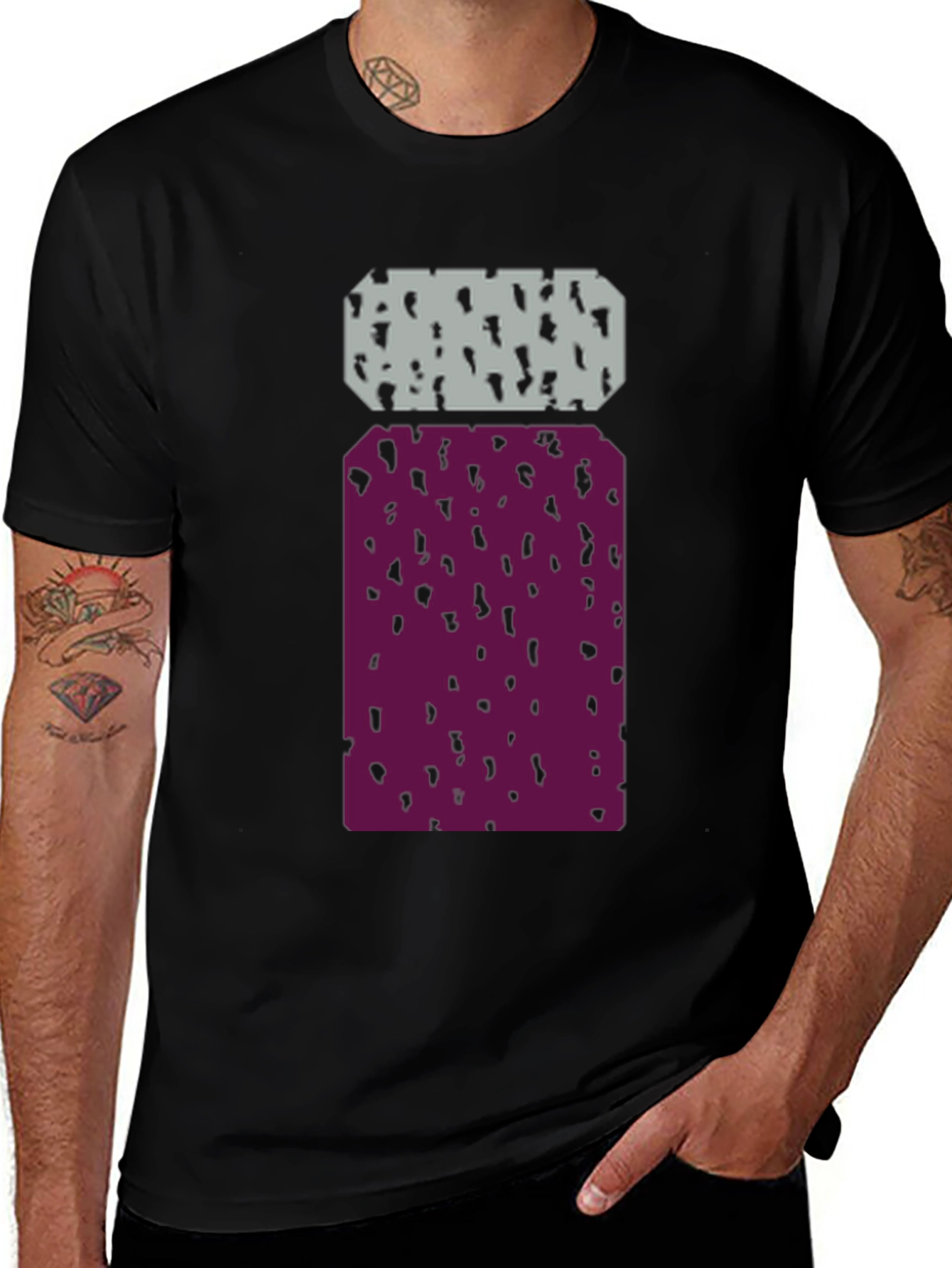 Variant 7 of Abstract Patterned T-Shirt