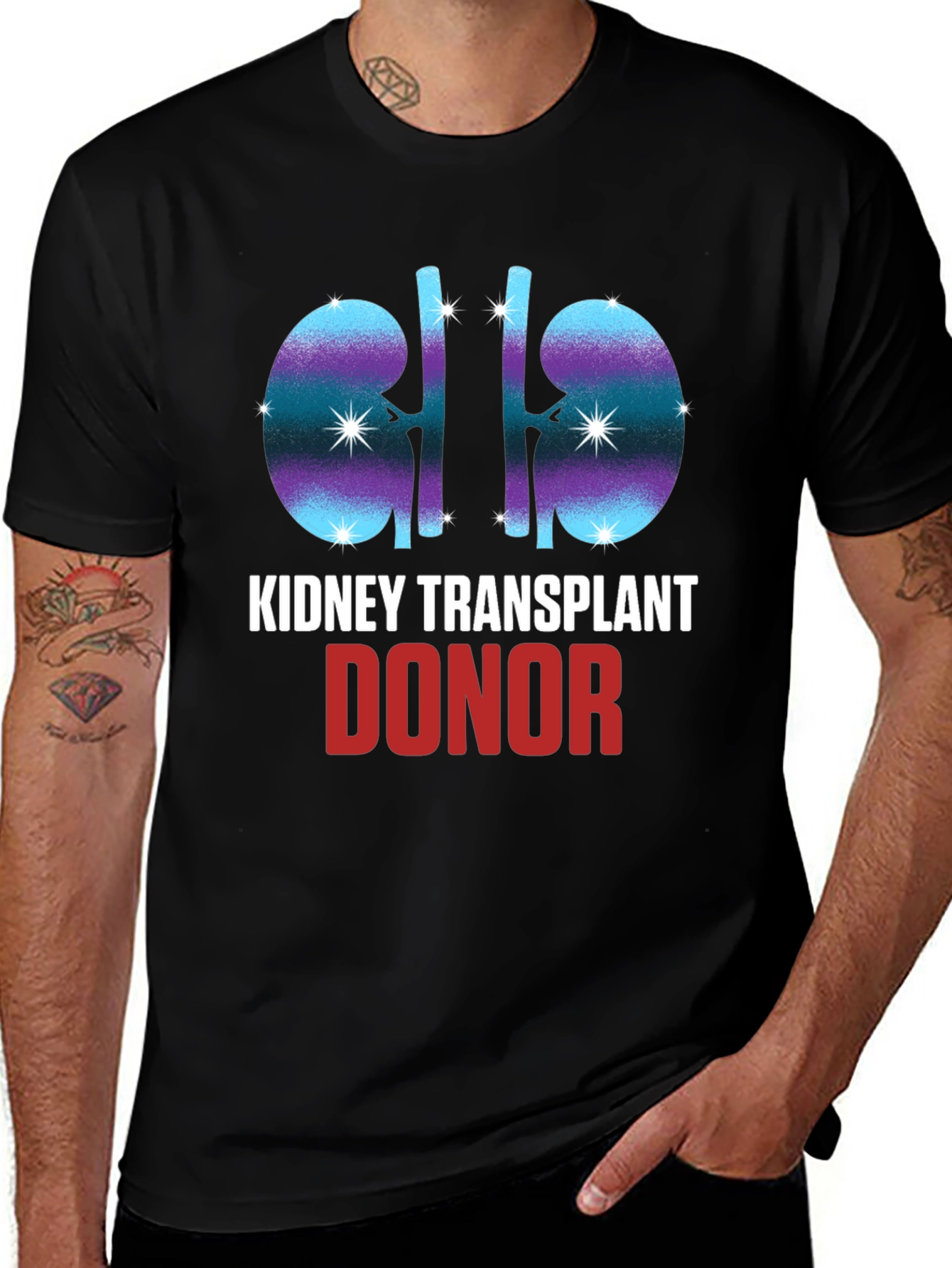 Kidney Transplant Donor T-Shirt - Organ Donation Awareness