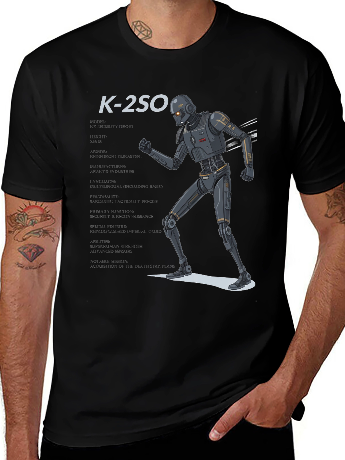 K-2SO Star Wars Rogue One Men's Graphic T-Shirt