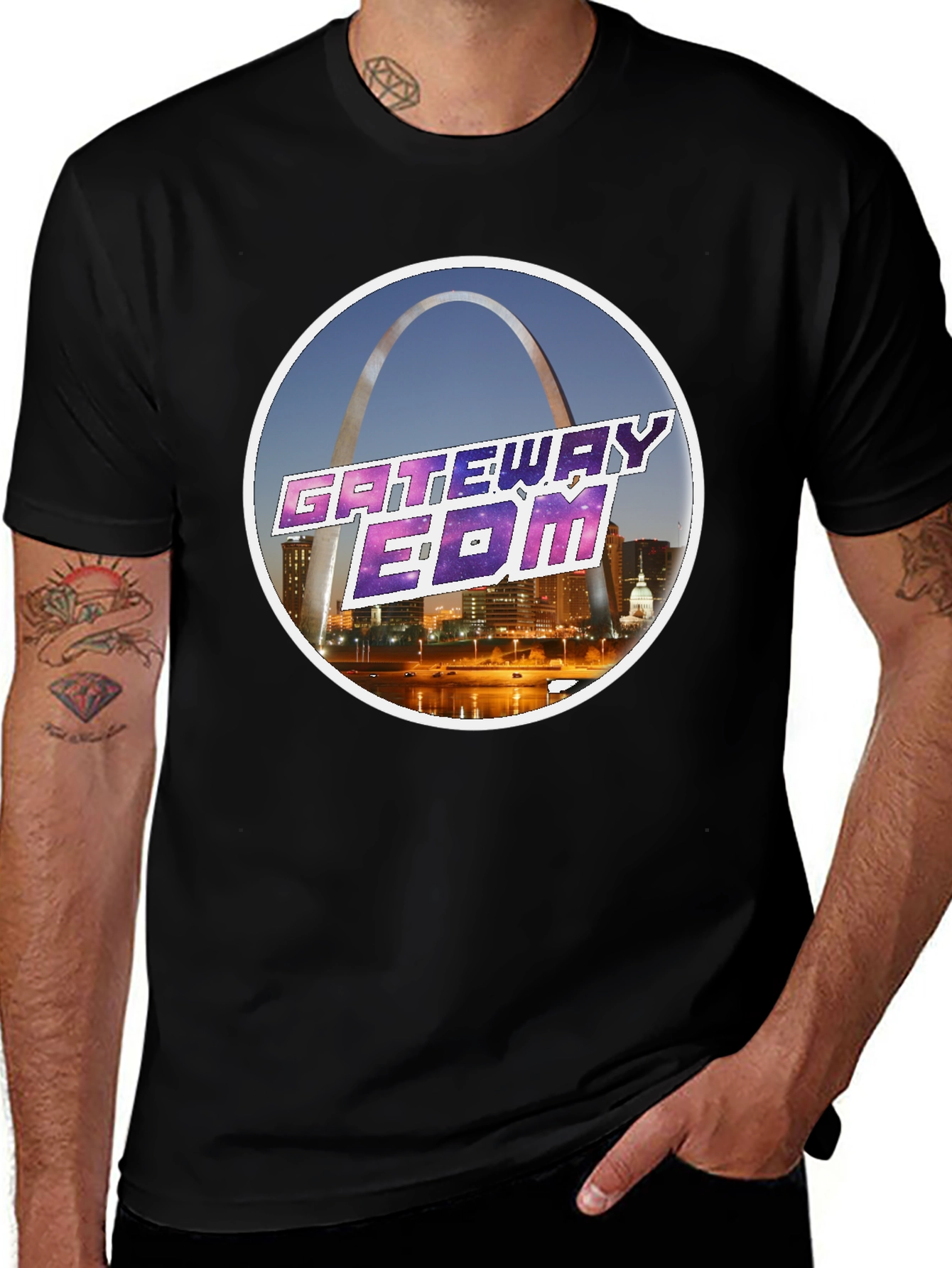 Gateway EDM T-Shirt - St. Louis Arch Design