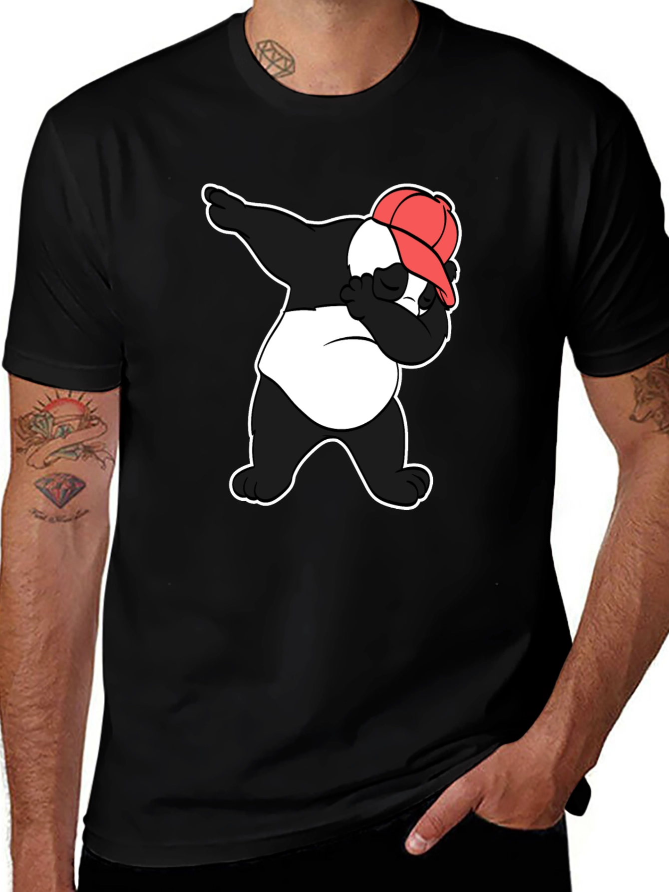 Variant 25 of Dabbing Panda T-Shirt - Cool Graphic Tee